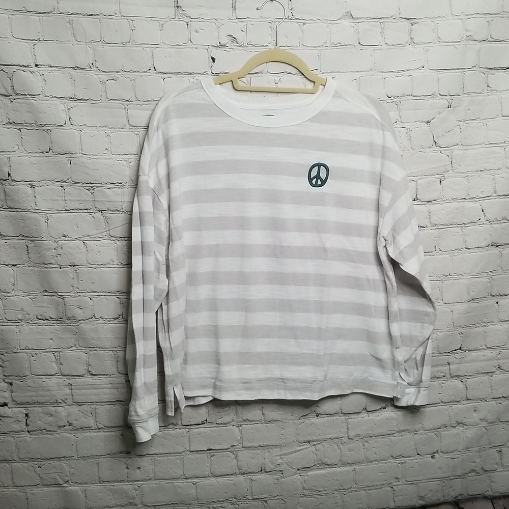 Old Navy Peace Sign Sweater Large